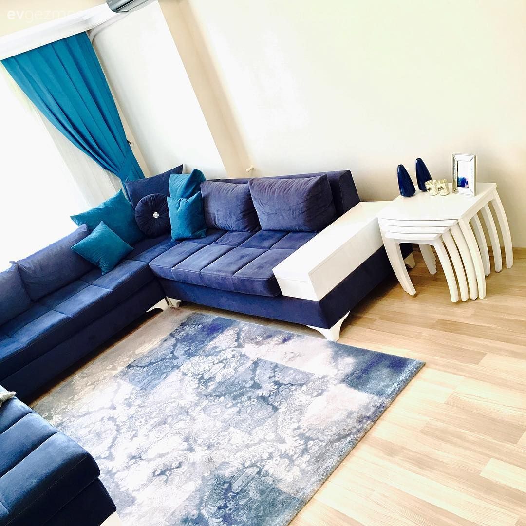 Halı, Lacivert, Mavi, Oturma Odası, Köşe koltuk