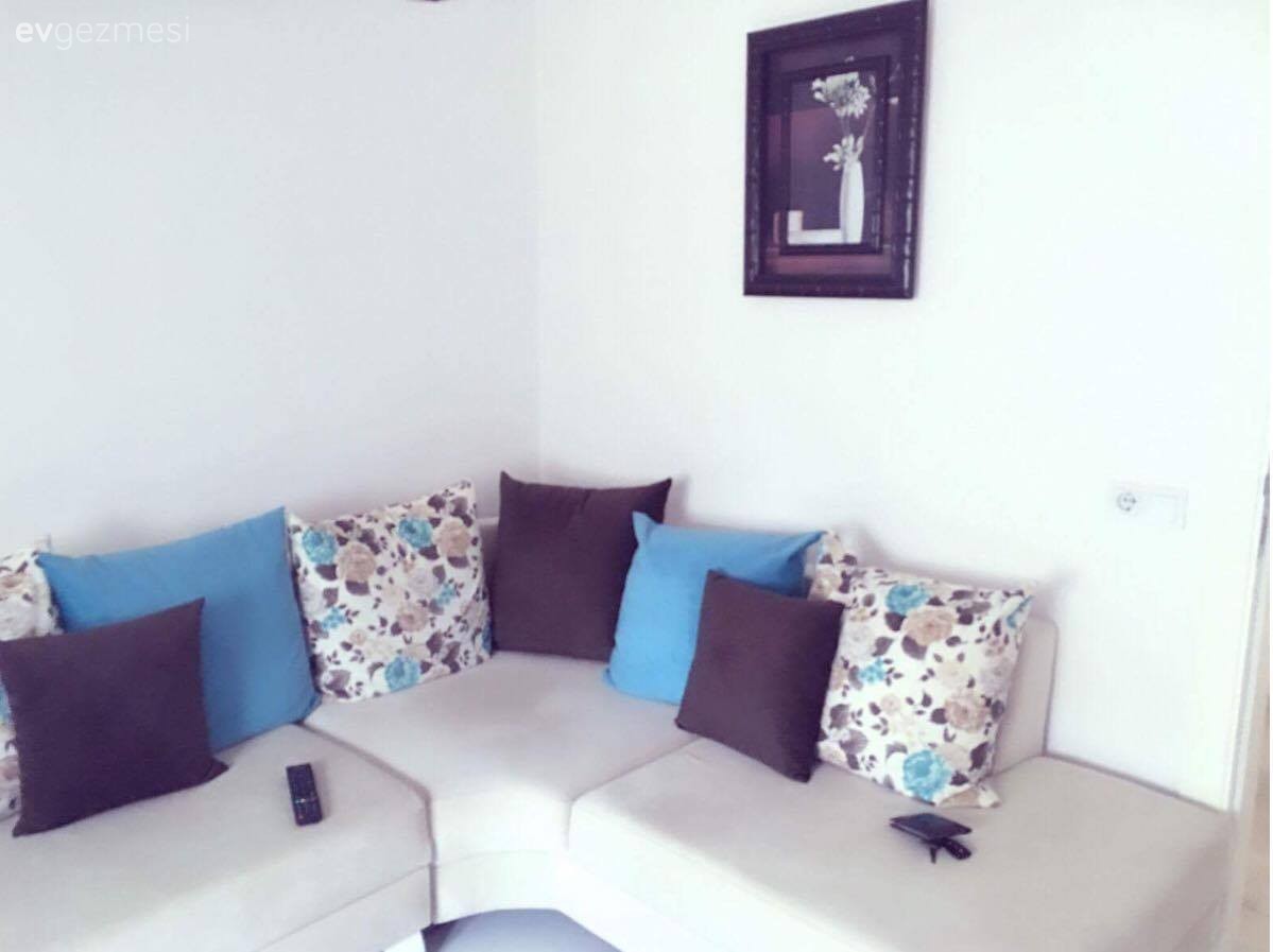 Kahverengi, Köşe koltuk, Oturma Odası