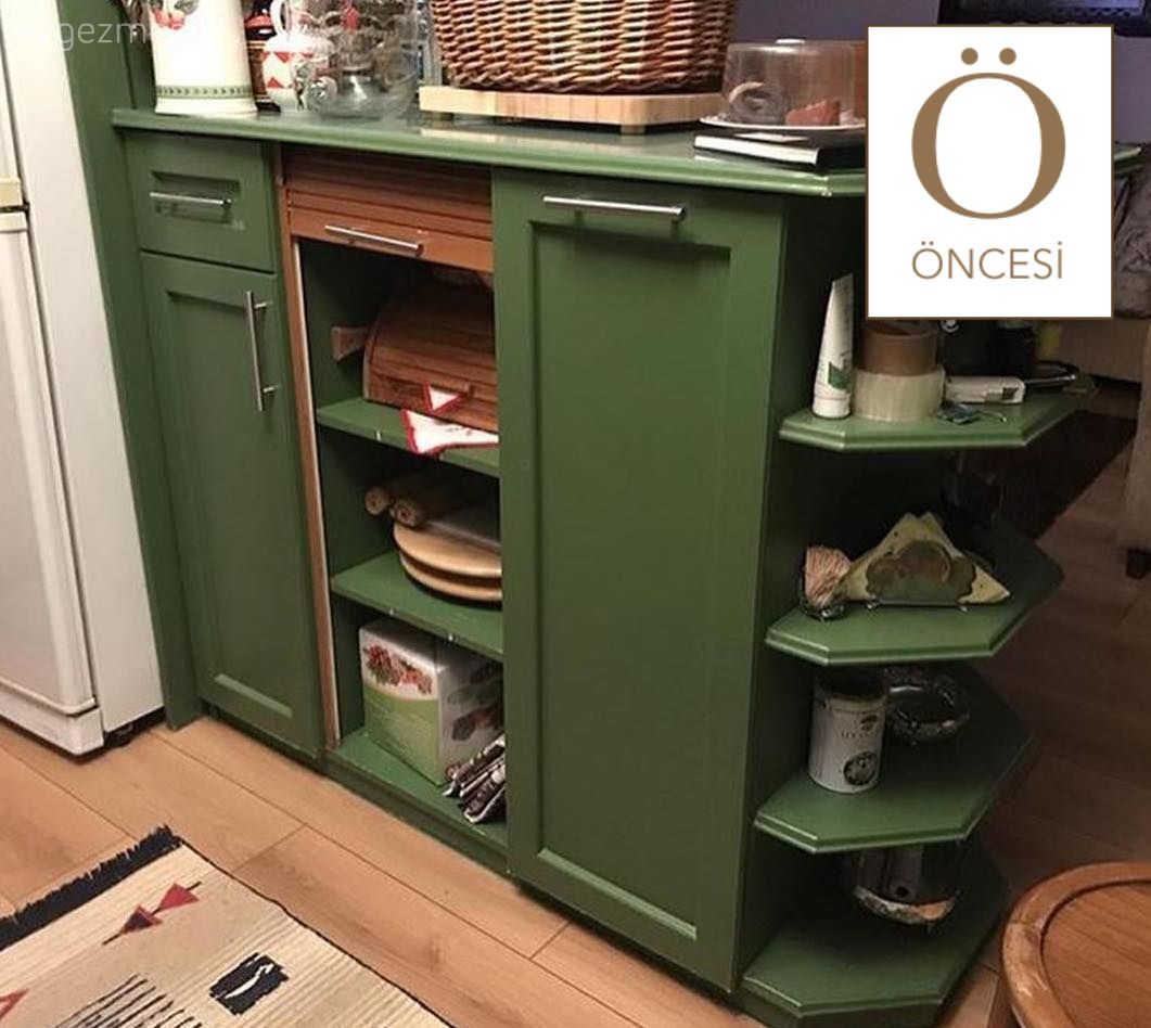 Bu Mutfak Boyama ile Tepeden Tırnağa Nostaljik Görünüme Bürünüyor