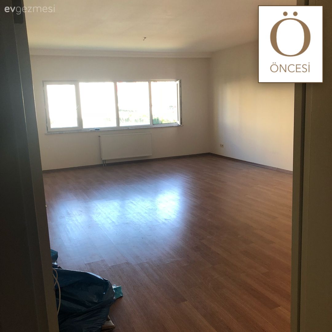 200 m'2'lik bir evin tadilat hikayesi. Şahane dönüşümden Öncesi & Sonrası kareler..