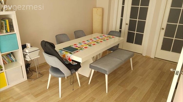 Fattuma hanımın denizden esinlendiği, canlı ve dinamik evi..