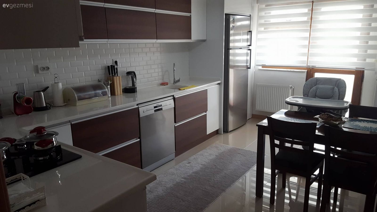 Ahşap Mobilya, Halı, Modern mutfak, Mutfak