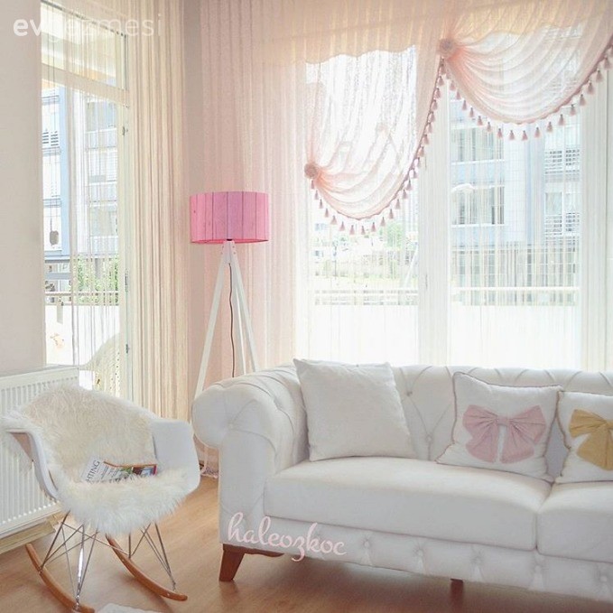 Aydınlatma, Beyaz, Pembe, Salon