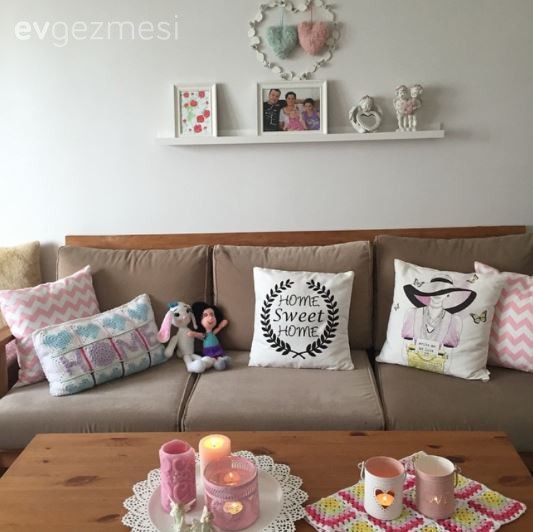 Özlem hanımın zarif detaylarla dolu, sıcacık evi..