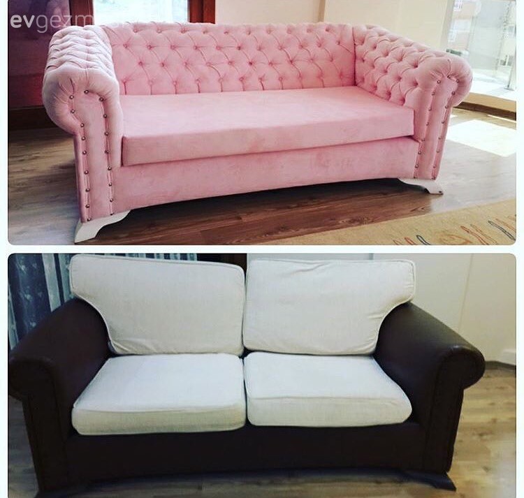 Eskilere yeni hayat vererek, evini dönüştüren Semra hanımdan kareler..