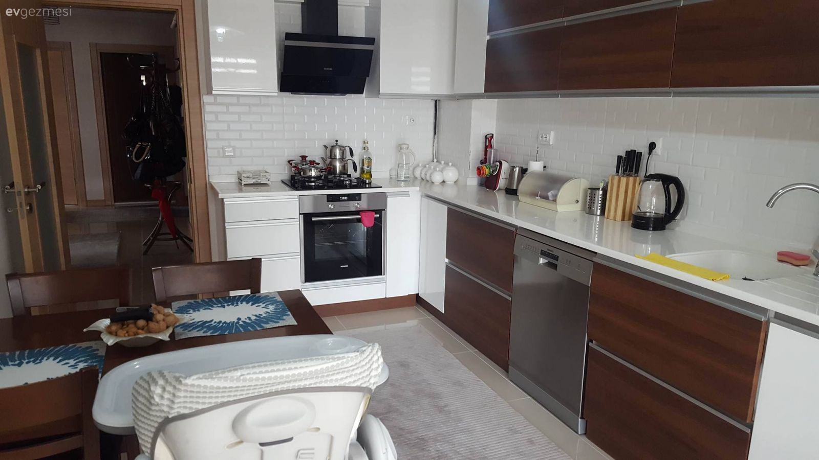 Ankastre, Beyaz mutfak, Modern mutfak, Mutfak