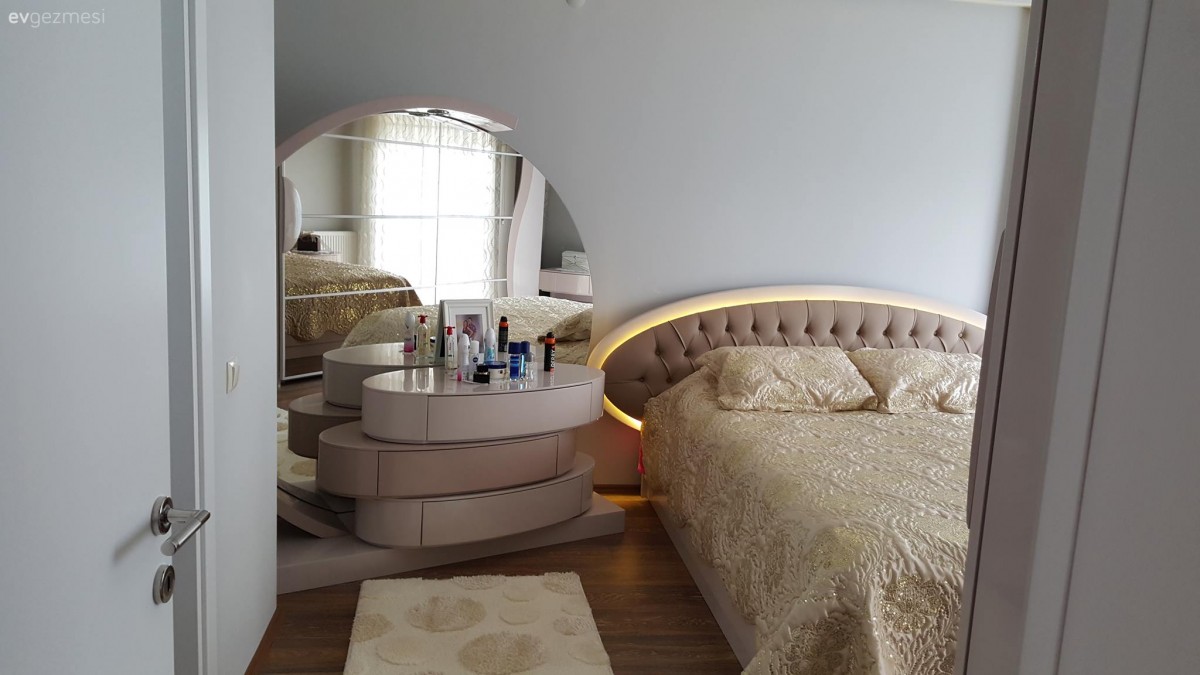 Sibel hanımın mavi ve gri vurgusuyla modern stil, şık evi..