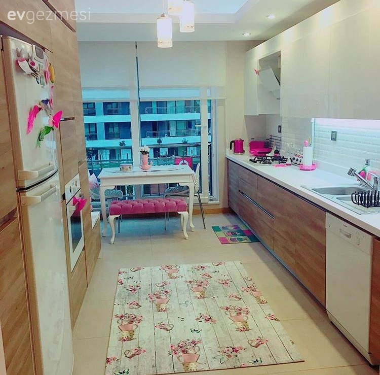 Halı, Modern mutfak, Mutfak, Mutfak masası