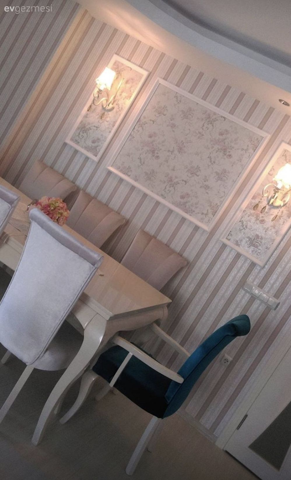 Aydınlatma, Duvar dekorasyonu, Duvar kağıdı, Kendin Yap, Salon, Yemek Odası