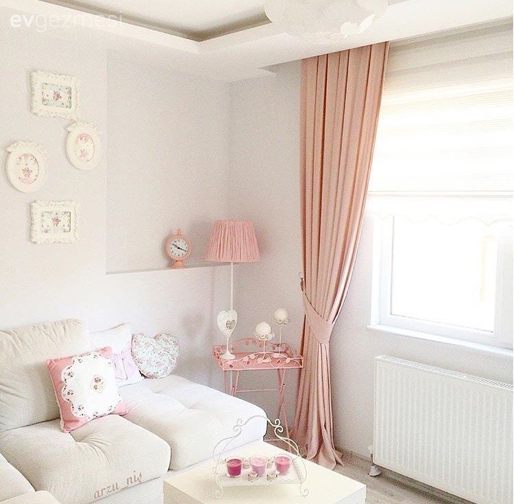 Fon perde, Lambader, Oturma Odası, Perde, Aydınlatma