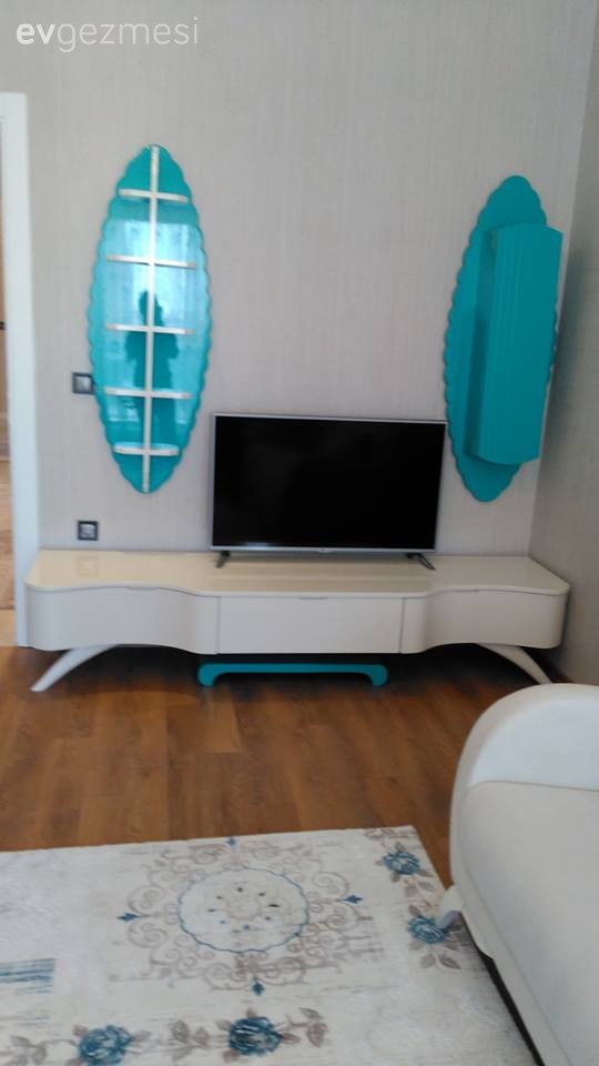 Mavi, Oturma Odası, Tv ünitesi