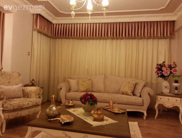 Aydınlatma, Perde, Salon, Sehpa