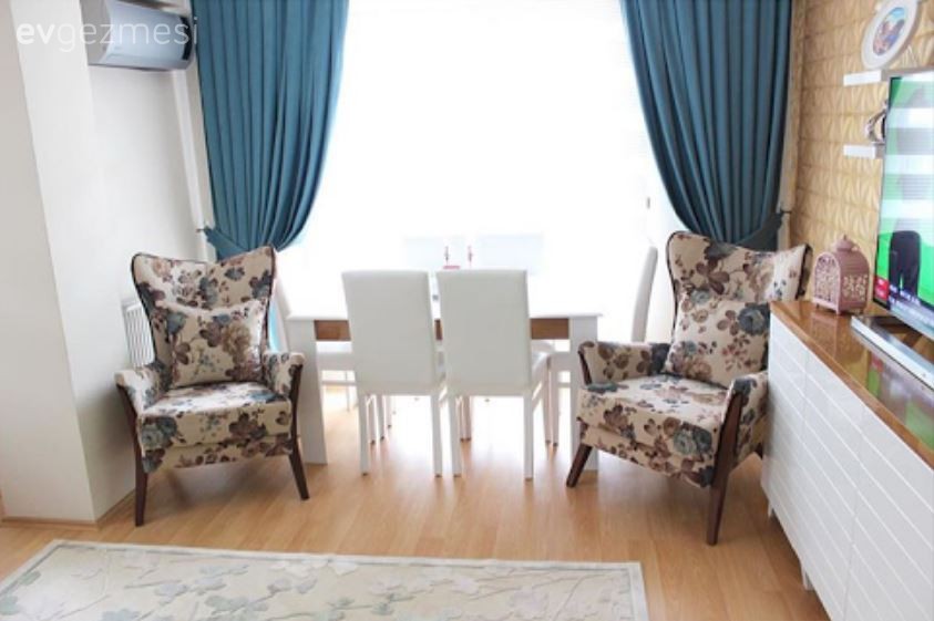 Berra hanımın abartıdan uzak, iç açıcı ve sakin evi..