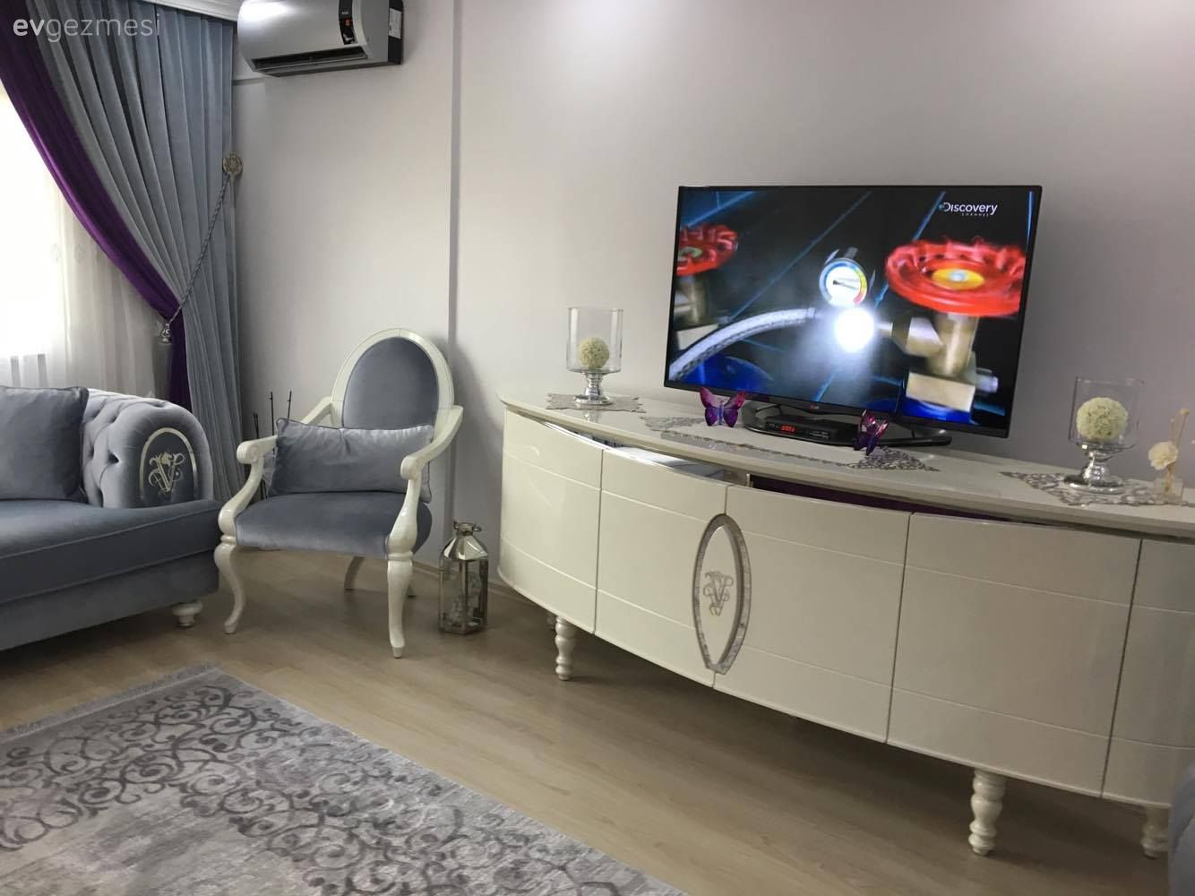 Berjer, Gri, Konsol, Salon