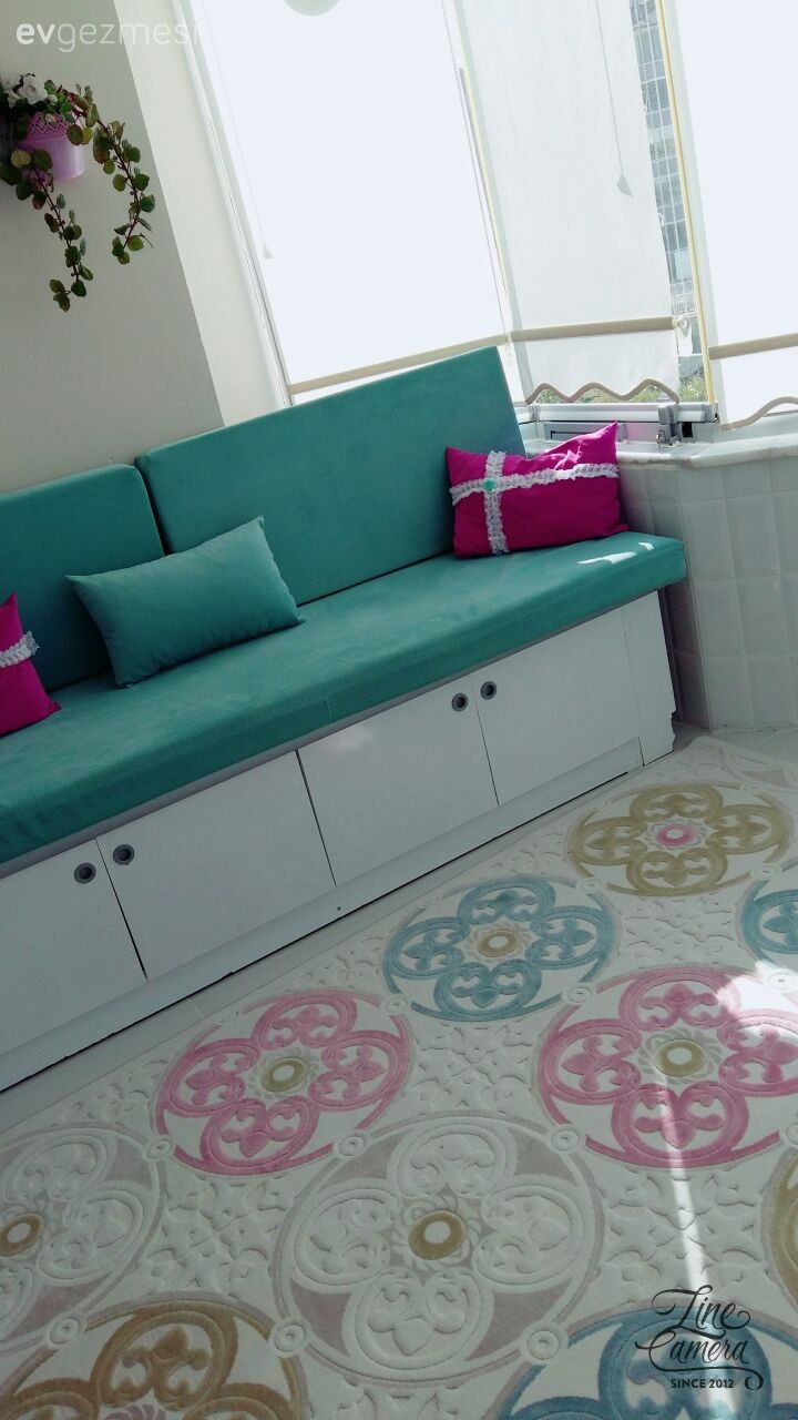 Balkon, Halı, Yeşil