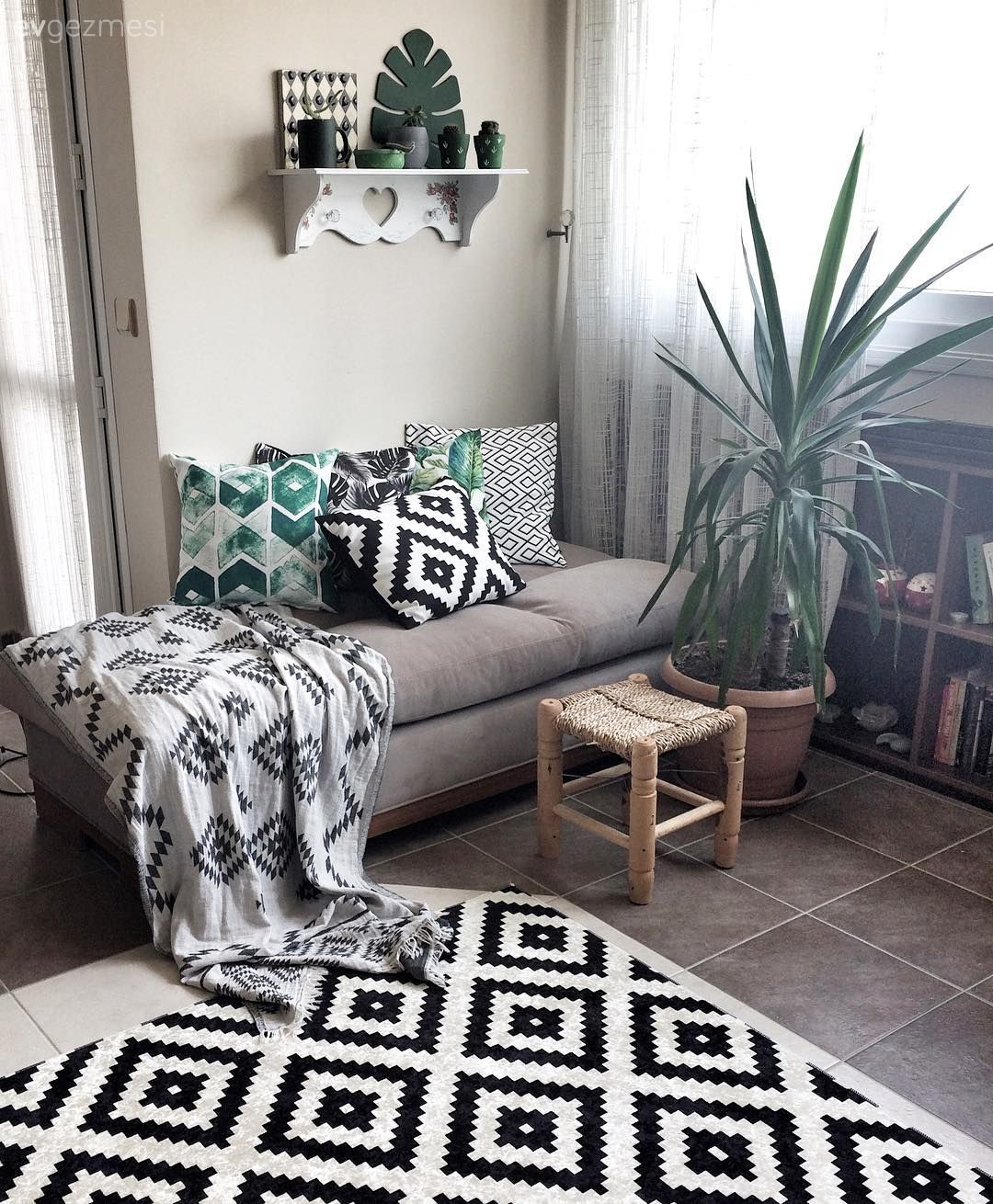 Cıvıl cıvıldan doğallığa. Pelin hanımın evinin eski ve yeni dekoru..