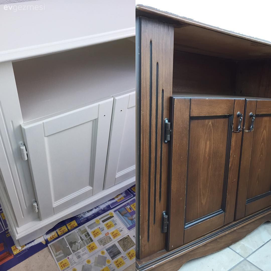 Kendin Yap, Mobilya boyama, Öncesi / Sonrası