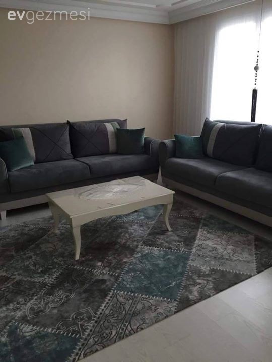 Aysen Hanım'ın abartıdan uzak, şık ve modern dekoru..