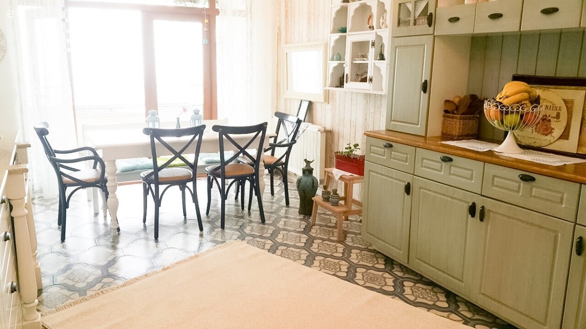 Beyaz mutfak, Country mutfak, Mavi, Mutfak, Seramik