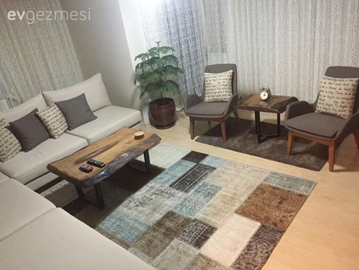 Seda hanımın naturel seçimlerle stil sahibi evi..