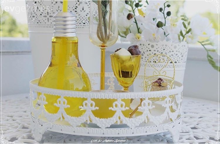 Balkon, Dekoratif Objeler, Sarı