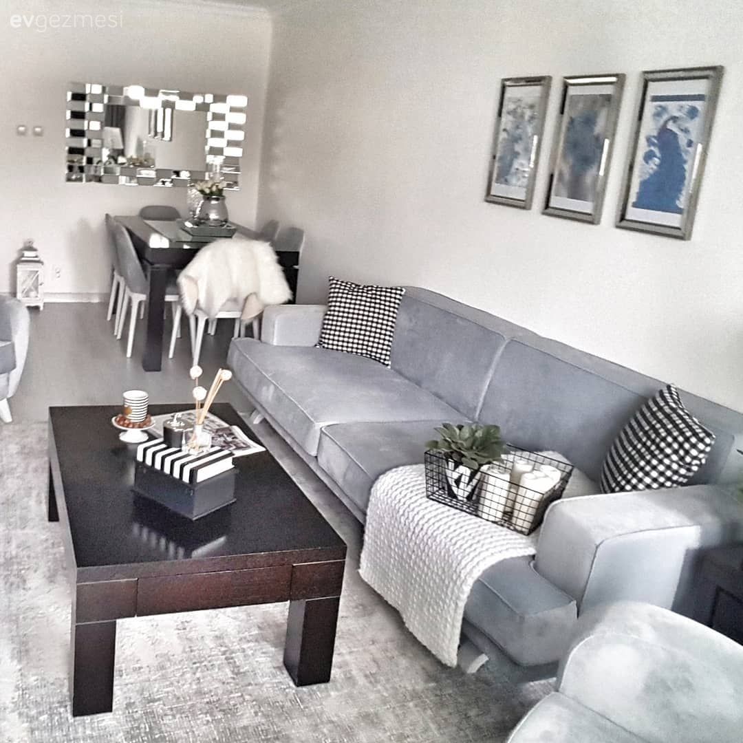 Gün ışığında şık, gece loş ışıklarda sıcacık. Filiz hanımın zevkli evi..