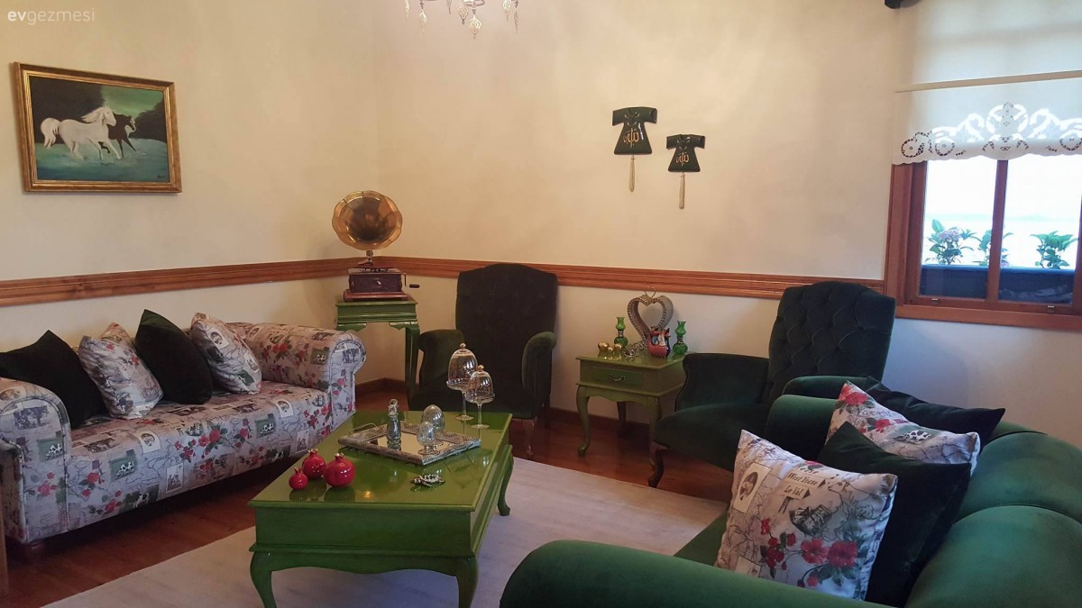 Halı, Orta sehpa, Salon, Yeşil