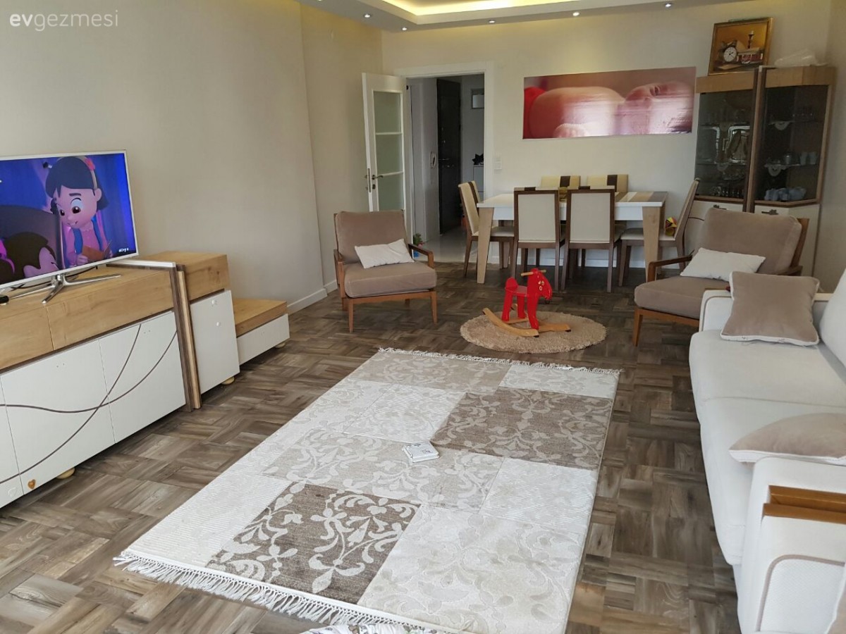 Çatı katında, her köşesi keyifli bir alan: Figen hanımın evi..