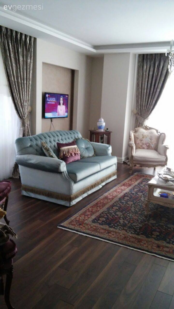 Berjer, Halı, Mavi, Salon