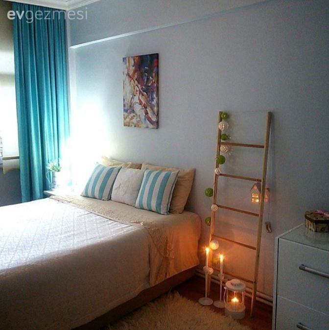 Aydınlatma, Mavi, Merdiven, Yatak Odası