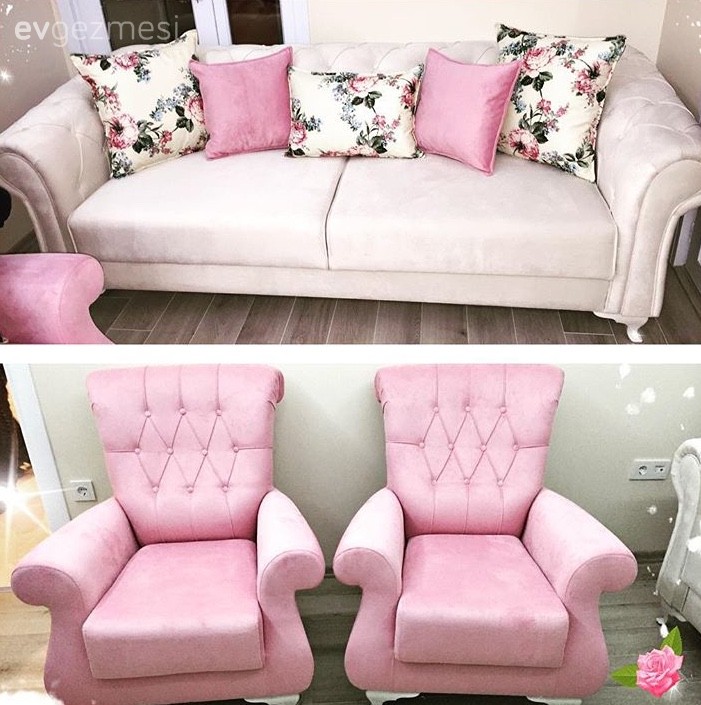 Berjer, Pembe, Salon