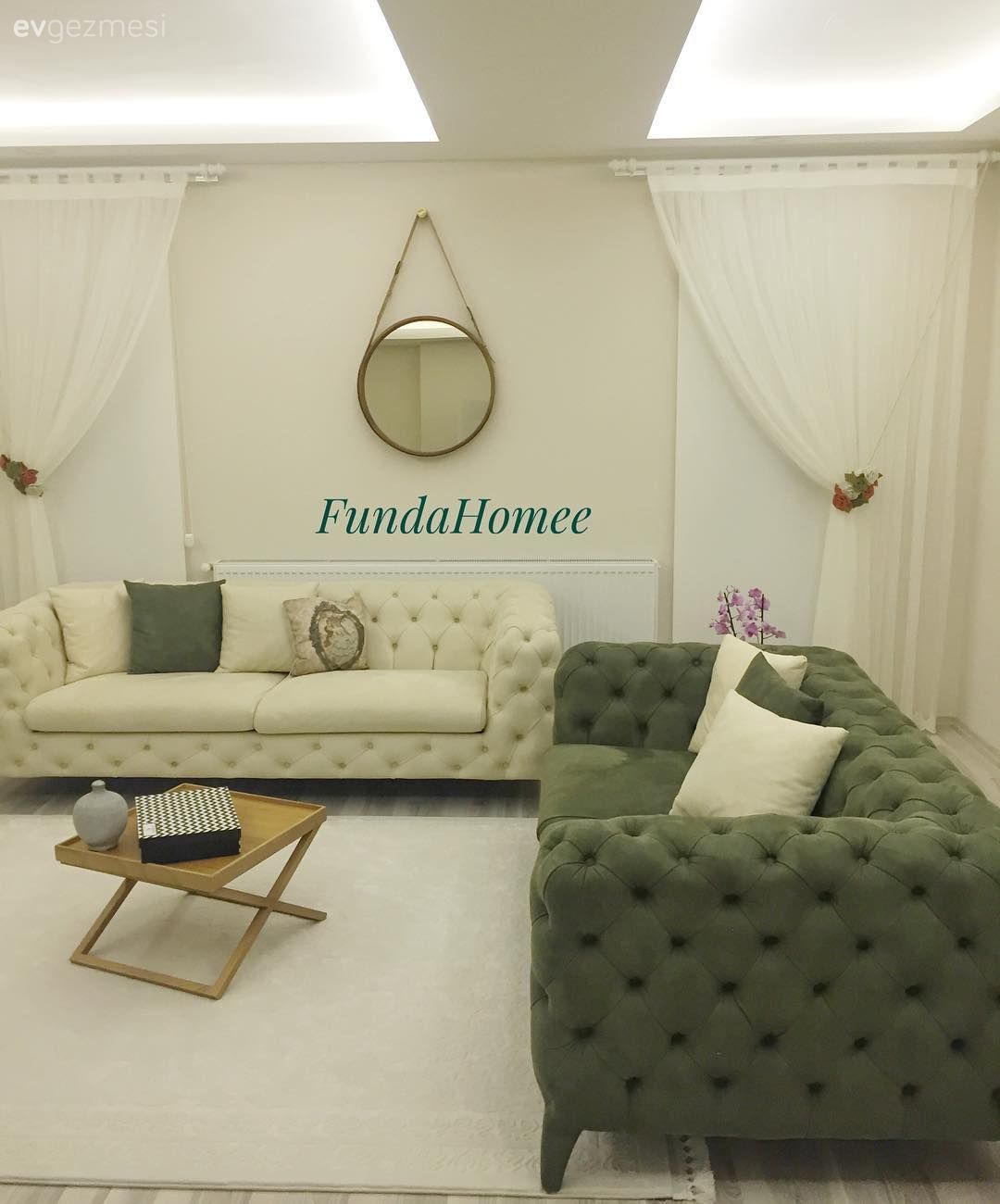 Modern stile sıcaklık katan dokunuşlar. Funda hanımın keyifli evi..
