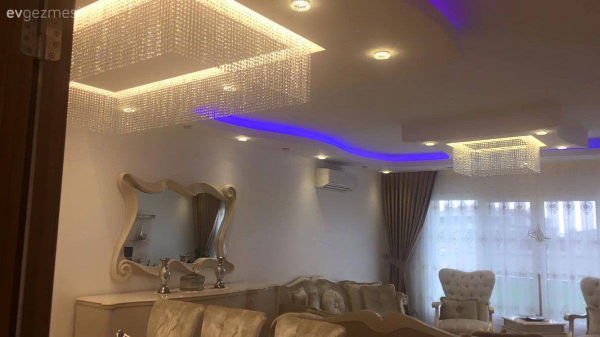 Asma tavan, Aydınlatma, Salon