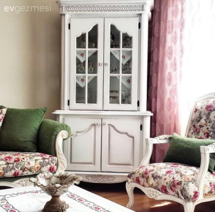 Berjer, Pembe, Perde, Salon, Yeşil