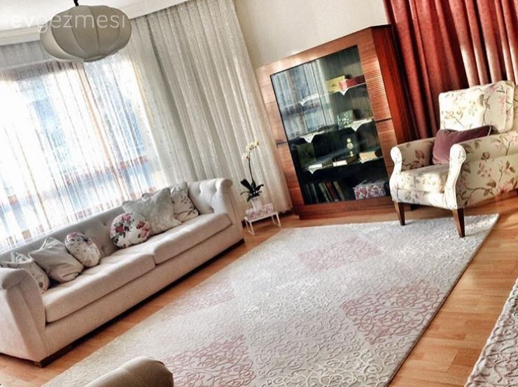 Kübra hanımın sıcak ve ferah evi..