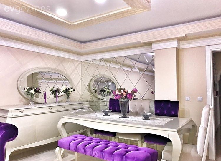Ayna, Bank, Konsol, Salon, Yemek Odası