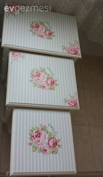 Kendin Yap, Sehpa, Yapışkanlı folyo