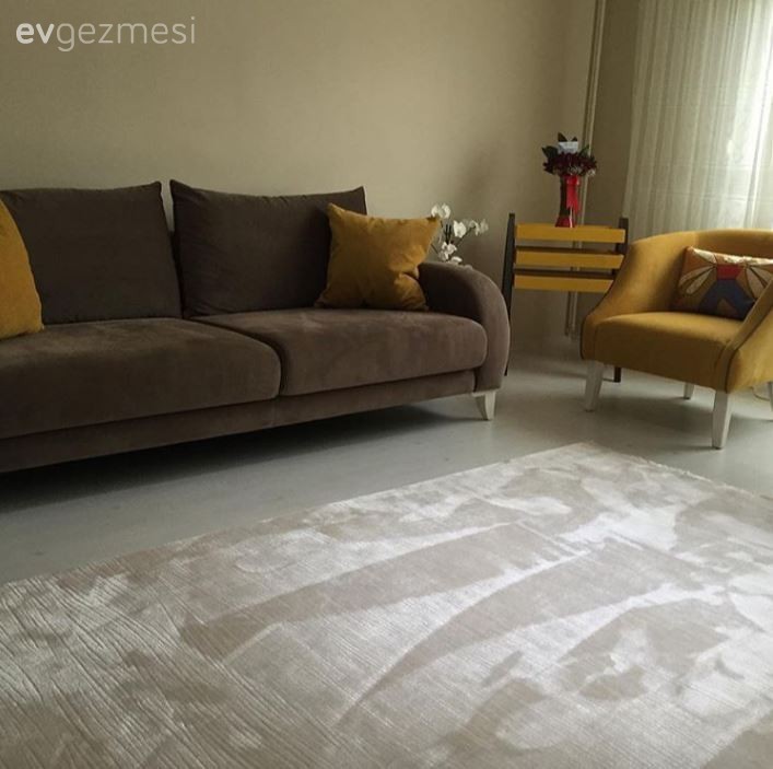 Halı, Kahverengi, Salon, Sarı