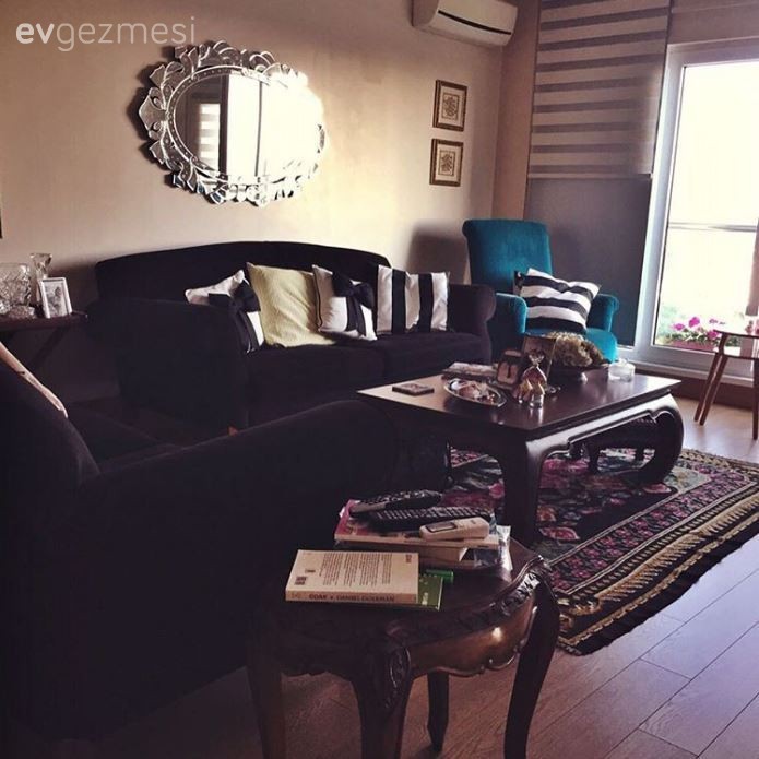 Gülseren hanımın anısı olan eşyalarla canlı ve yaşayan evi..