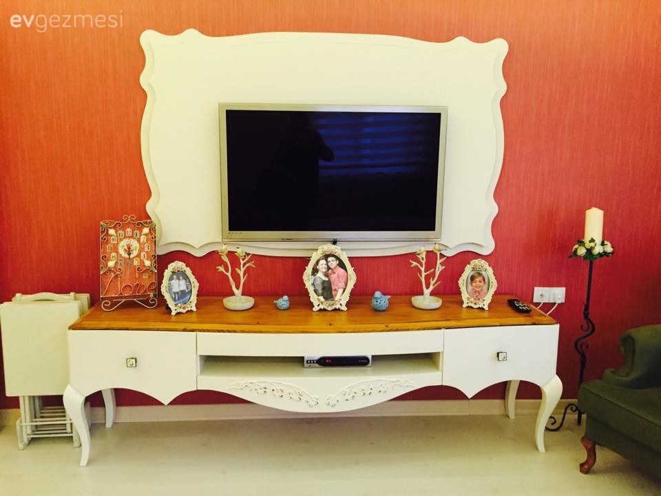Duvar dekorasyonu, Oturma Odası, Tv ünitesi