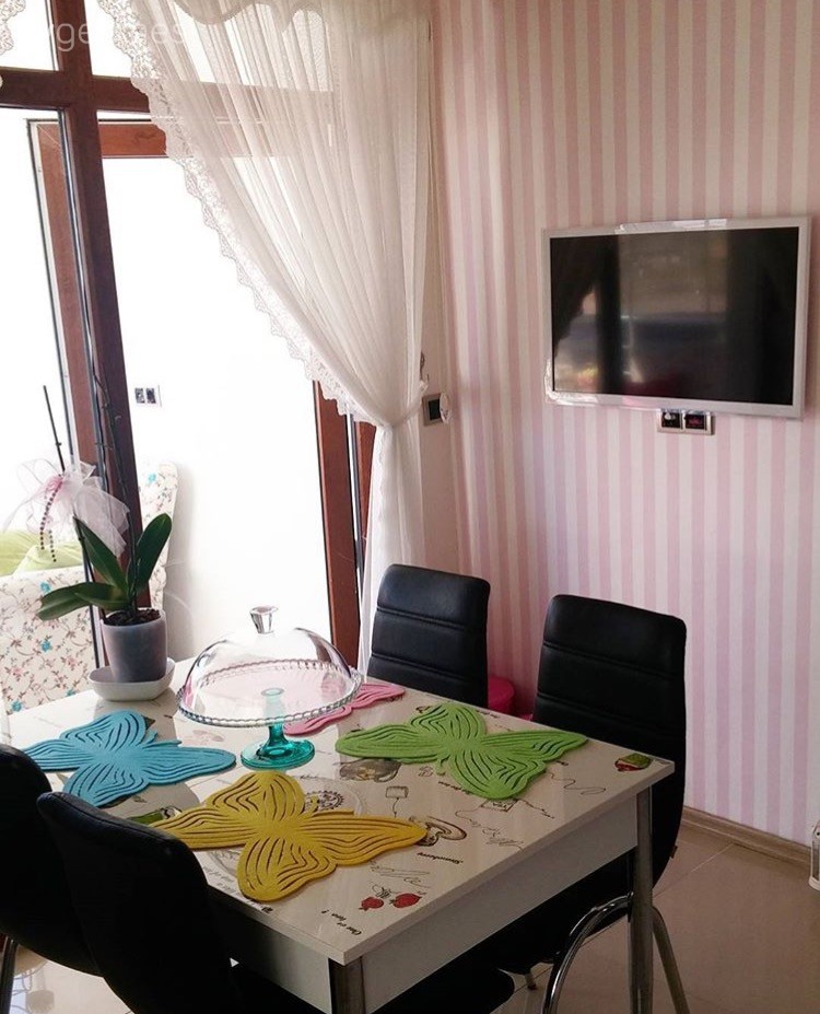 Duvar kağıdı, Mutfak, Mutfak masası, Pembe