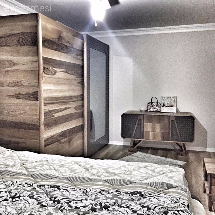 Hareketli ve uyumlu bir dekor. Simge hanımın modern stil evi..