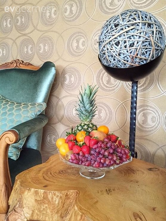 Betül hanımın hem klasik, hem rustik esintili özgün evi..