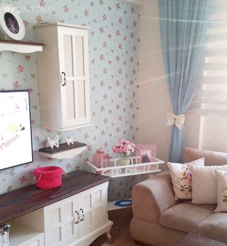 Mavi, Oturma Odası, Perde, Tv ünitesi