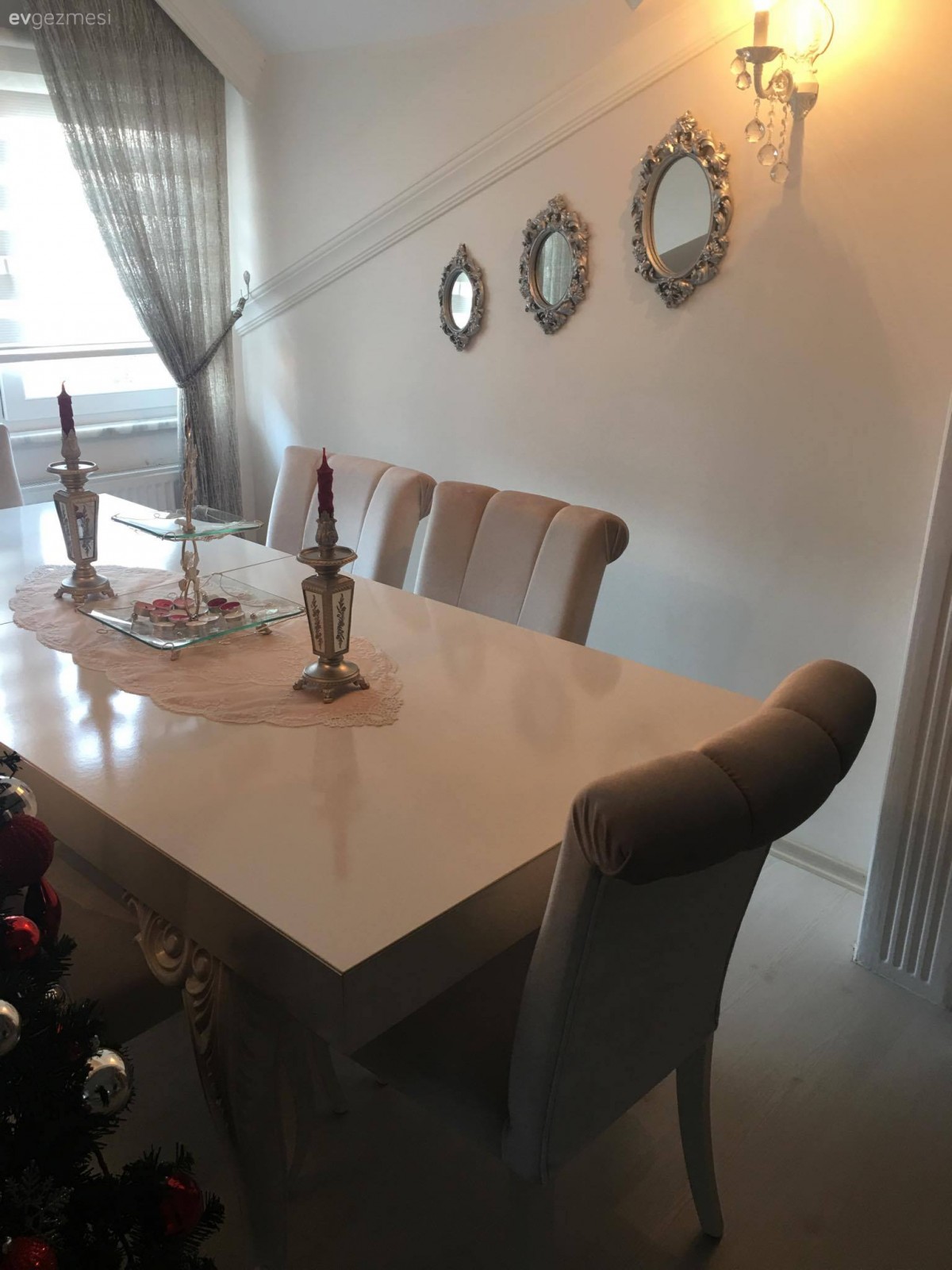 Ayna, Perde, Salon, Yemek Odası