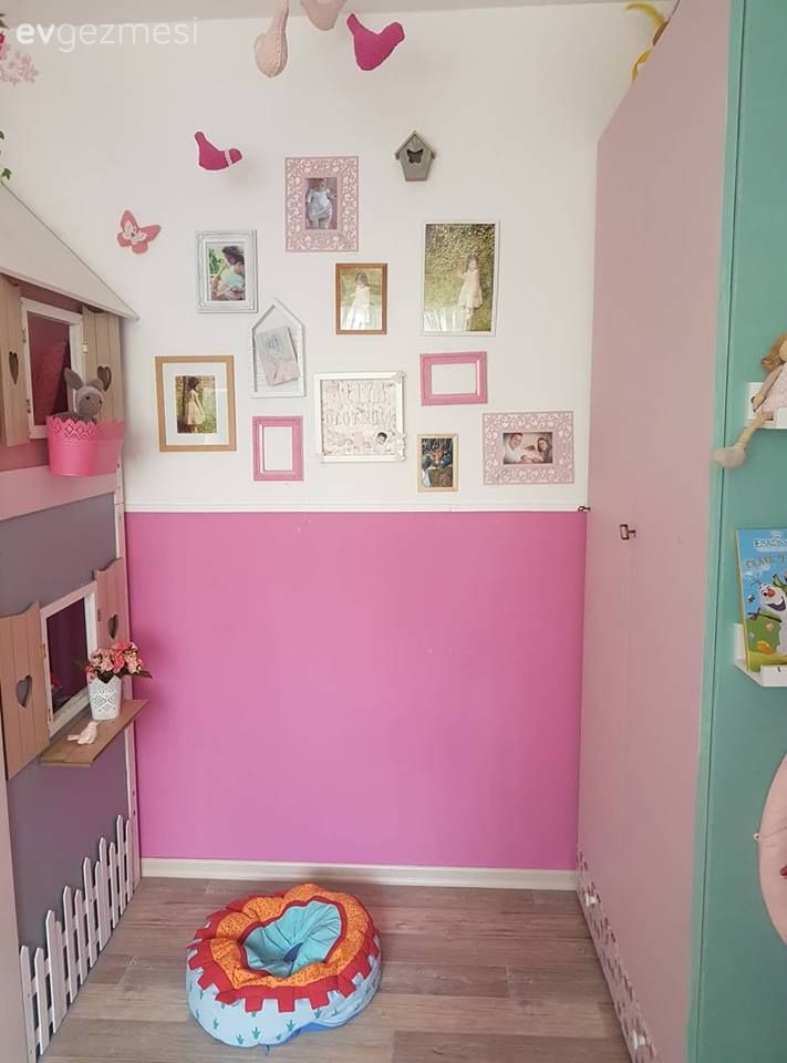 Anne ve babasının el emeği ile evin içinde bir minik ev. Aliya'nın odası..