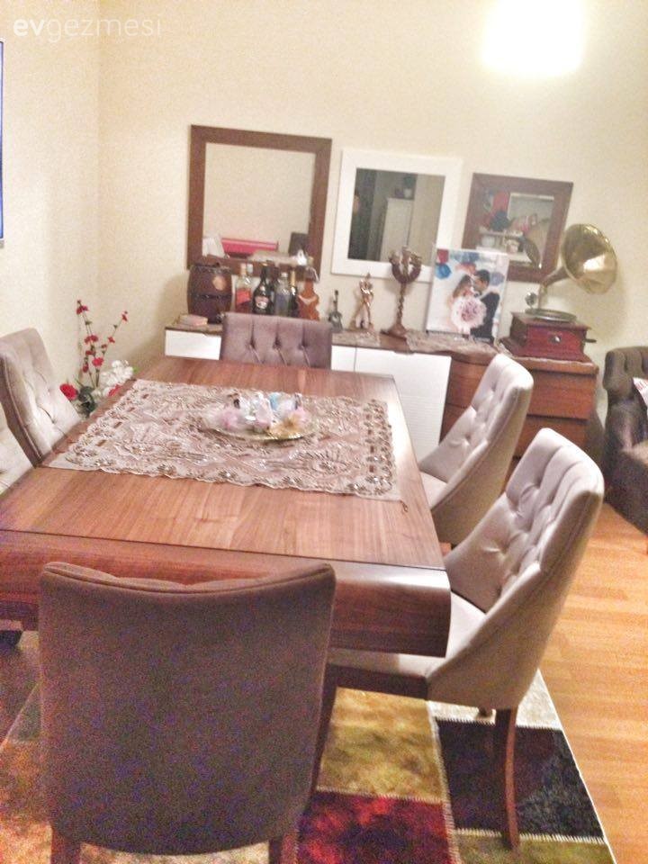 Ahşap Mobilya, Krem, Yemek Odası