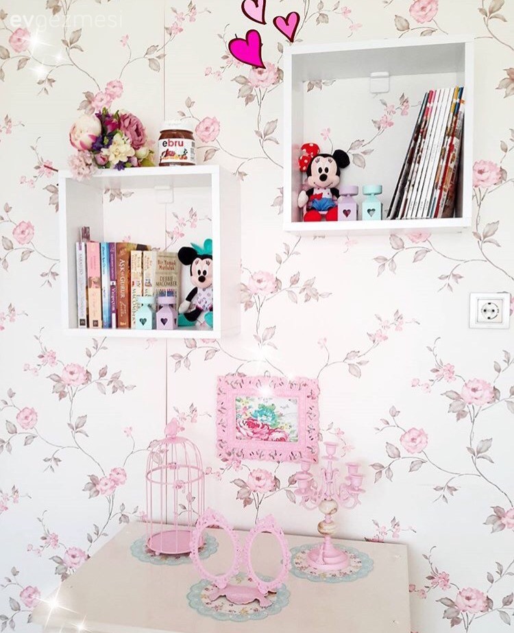 Duvar kağıdı, Kendin Yap, Mavi, Pembe