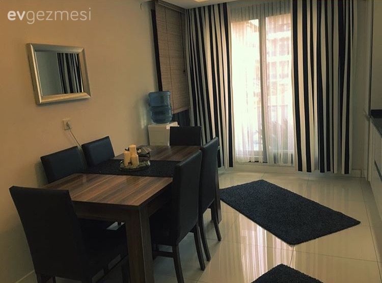 Sıcak renkler, sade çizgide mobilyalar.. Fatma hanımın yeni evi.