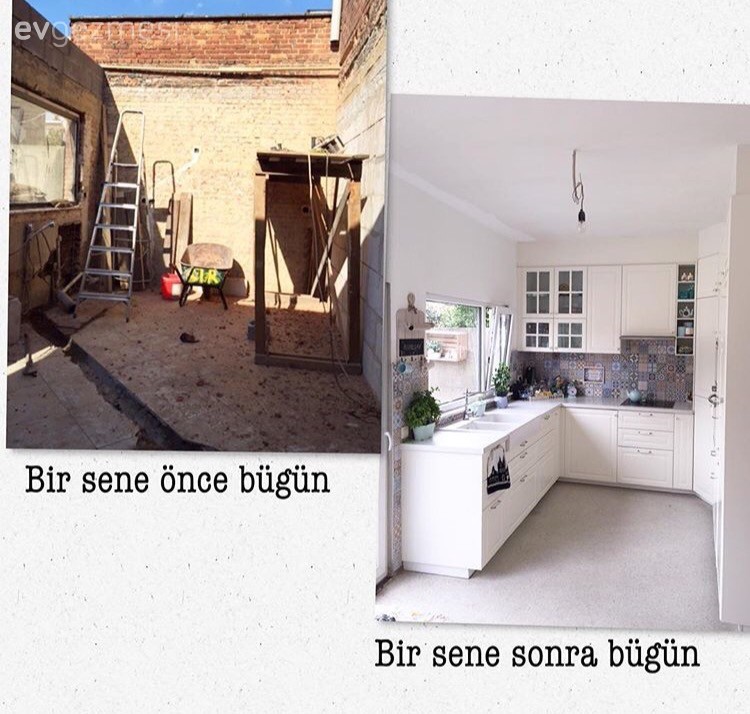 Akdeniz esintileriyle: Hatice hanımın tadilat sonrası harika evi..